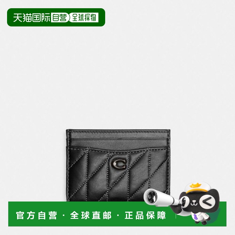 韩国直邮COACH 女士卡包CM434 V5BLK蔻驰轻奢