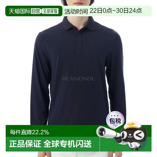 韩国直邮J.LINDEBERG Florian LS Polo 衫 (GMJT13062-6881) 长袖