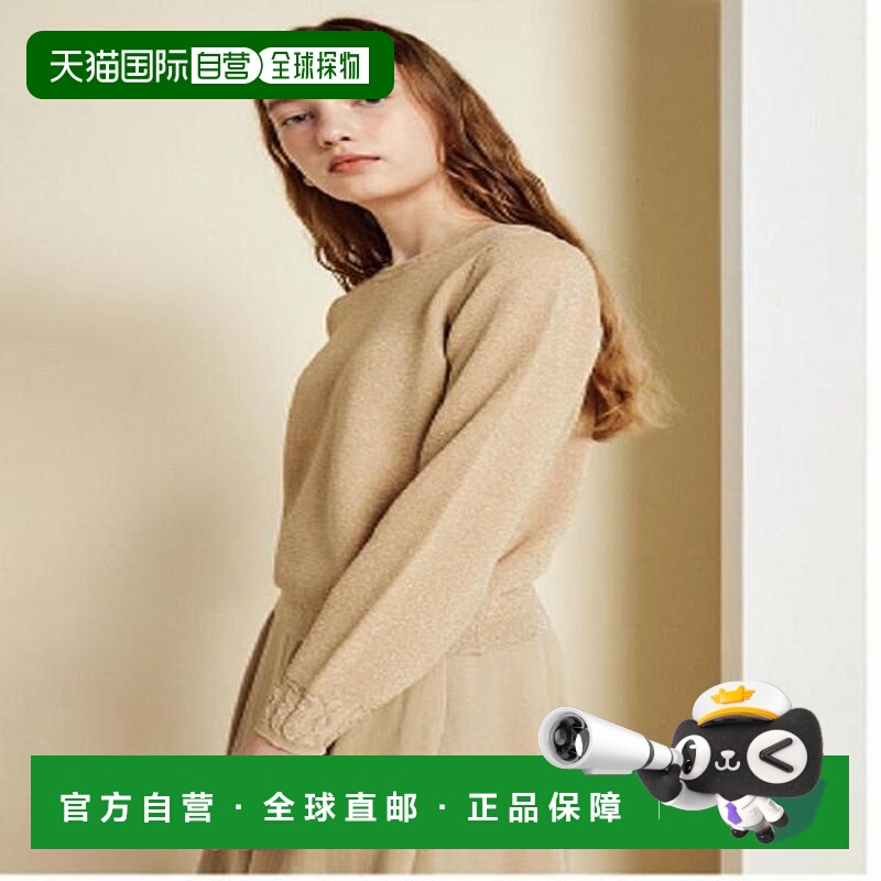 韩国直邮THE IZZAT 女装梭织块状金属纱线套头针织衫 IM3A1PO08SG
