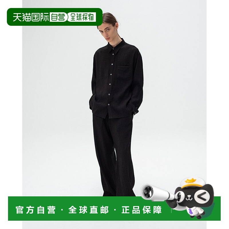 韩国直邮COOR 宽松休闲裤子 C21SPT16K-BLK外穿显瘦潮流穿搭正品