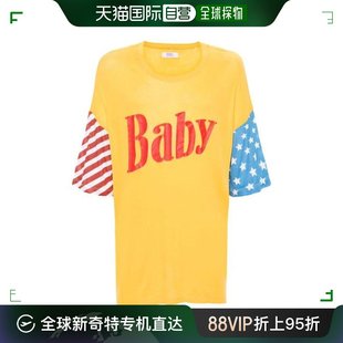 T恤男ERL08T020 韩国直邮ERL24SS长袖 YELLOYELLOW