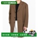 深棕色 韩国直邮AURALEE 华达呢大衣 A23SC01MG 轻质羊毛 MAX