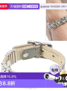 韩国直邮OUR LEGACY WAVE 手镯 Pomice 灰色流苏小牛皮 (A4258WP)