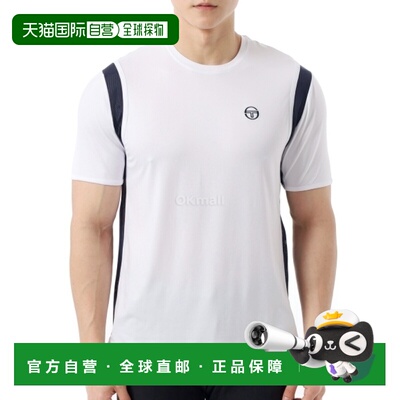 韩国直邮Sergio Tacchini PACO T 恤 (STS25M51154-亮白色) 咨询