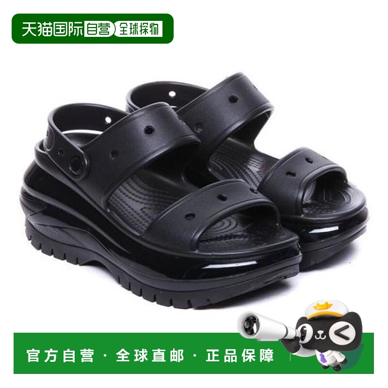 韩国直邮crocs Crocs HC02 Mega Crush 凉鞋 黑色 207989-001 (32