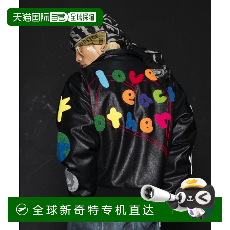 韩国直邮GLACK 男士运动茄克/外套GJ057BK 潮流穿搭 高级感正品