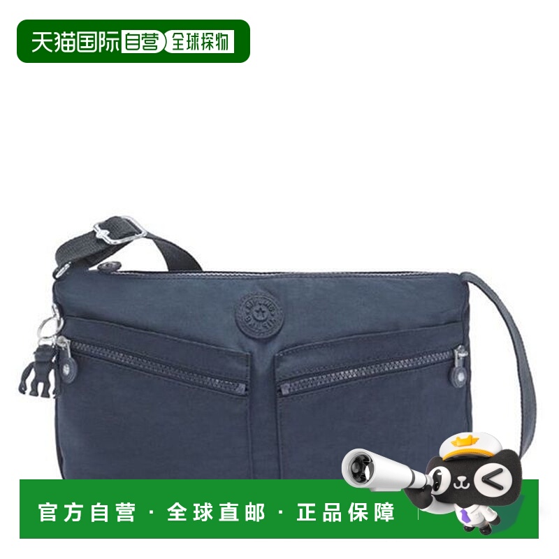 韩国直邮kipling Kipling 半月形隔层顶部斜挎包 Aisela 深蓝色 K