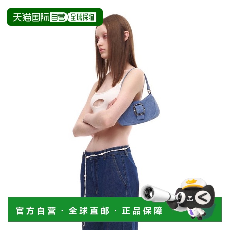 韩国直邮OSOI女士通用款女包SHOULDER BROCLE_SMALL [DENIM SKY] B