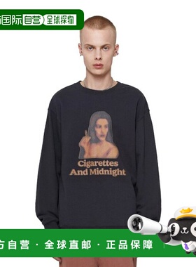 韩国直邮VIVASTUDIO 男士卫衣CIGARETTES CREWNECK [CHARCOAL] P0