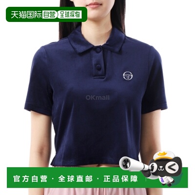 韩国直邮Sergio Tacchini ADELE POLO (STS25W51052-海蓝色) 短袖