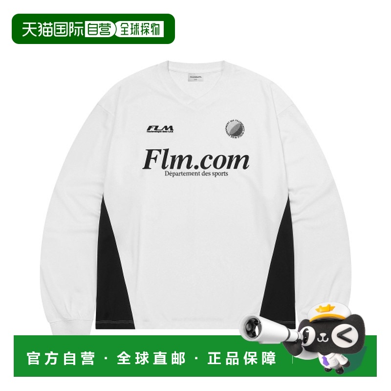 韩国直邮FILLUMINATE 公用T恤 FBESUTL041WH FLM Block Long Slee