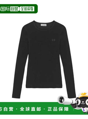 韩国直邮Gani 长袖T恤 T4313004 黑色针织衫
