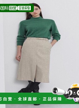 韩国直邮THE IZZAT THEIZAP 半A字羊毛长裙 _K INAA0SK17半身裙