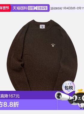 韩国直邮AECA 男士男针织AWCMFWBBKNIOV001G4MB CLOVER OVERSIZE