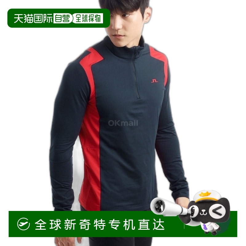 韩国直邮J.LINDEBERG Lukas 四分之一拉链中层 (GMJS10952-G131)