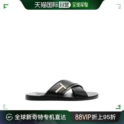 韩国直邮TOMFORD24SS凉鞋男66364 J1489LGO033X 63121BLACK