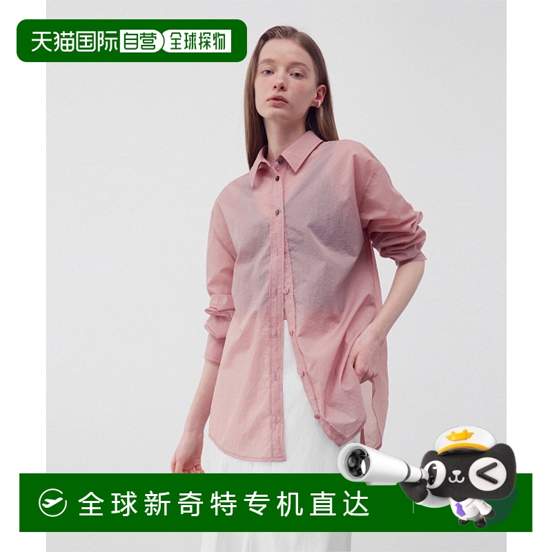 韩国直邮RE RHEE 女士女衬衫RQ2STO039-0-MI OPEN BACK BUTTON DETA