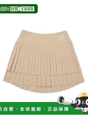 韩国直邮MALBON GOLF女士运动半身裙M3322PSK16BEI Backside Pleat