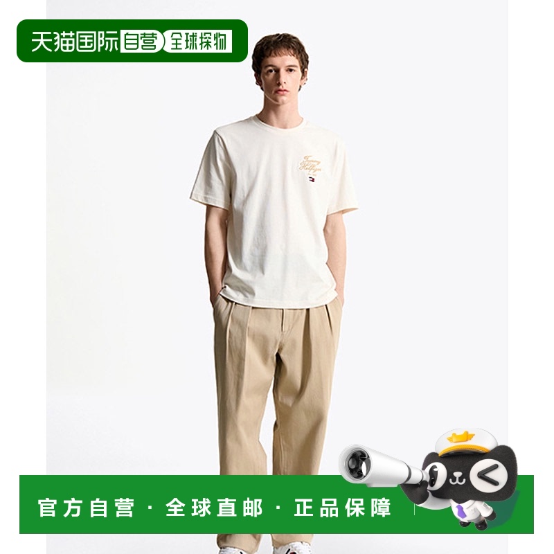 韩国直邮TOMMY HILFIGER 男士T恤T12F0TPO360MT1Z00高档正品舒适
