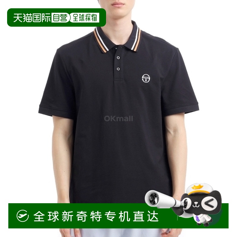 韩国直邮Sergio Tacchini CIRO PIQUE POLO 衫 (STS25M51129-黑美