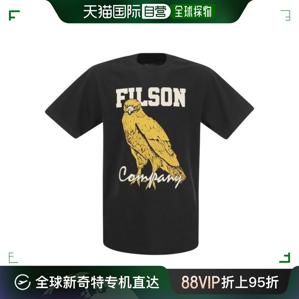 韩国直邮FILSON23SS短袖T恤男FMTEE0058 K0039BLACK