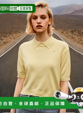 韩国直邮COVERNAT 毛针织衫CO2304KT74YL女士(W) COLLAR ANGORA HA