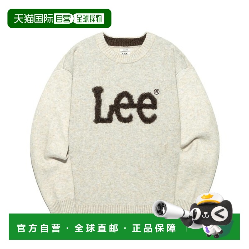 韩国直邮LEE LEE Boucle Big Twitch 徽标针织衫 B1 LE2503KT02 B