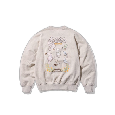 韩国直邮AECA WHITE 公用卫衣AWCMSSBDTSSOV003A5OT AECA BIRDS S