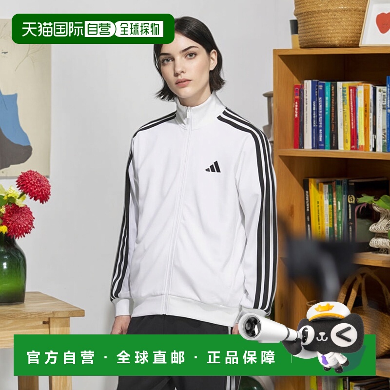 韩国直邮adidas 夹克 3S 常规版型 双面针织 运动夹克 JV6979