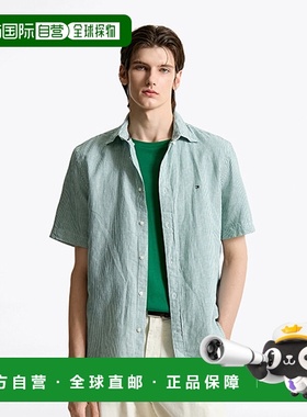 韩国直邮TOMMY HILFIGER 男士男衬衫T12F3WSH130MT10CD