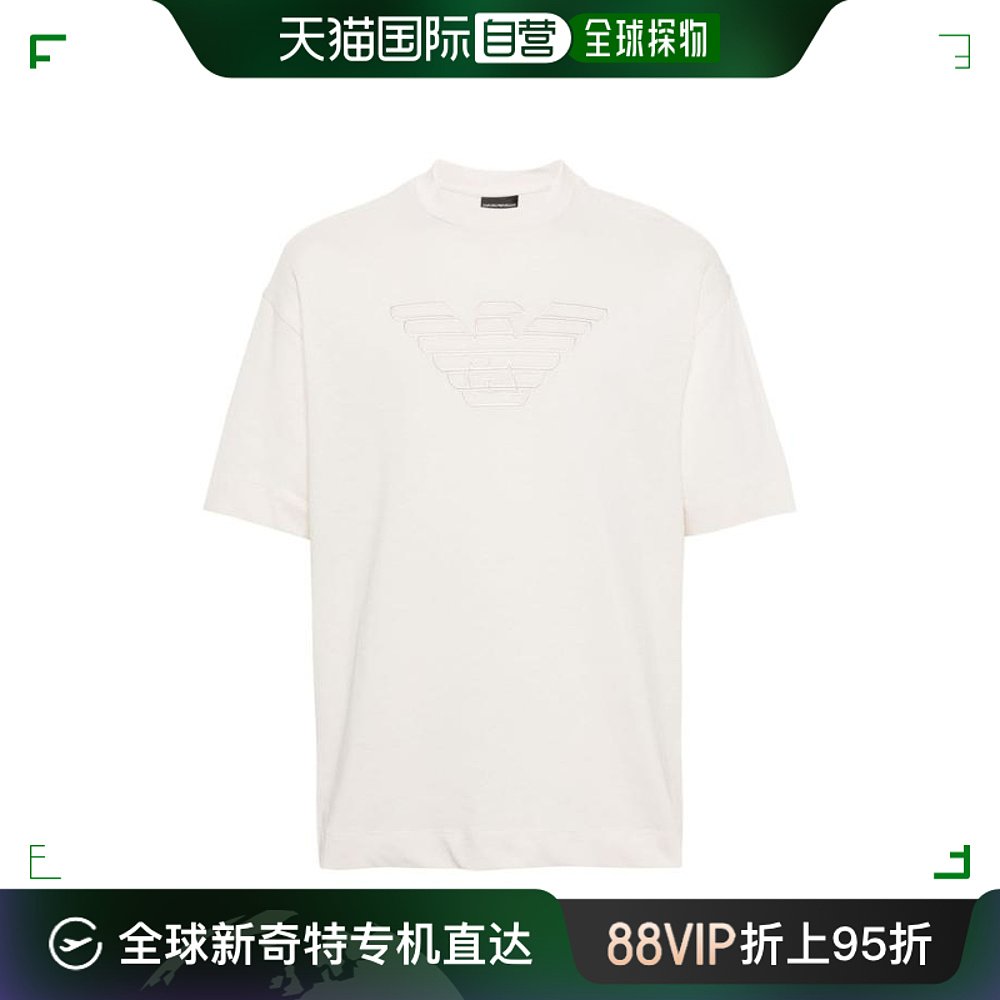 韩国直邮EMPORIO ARMANI24SS短袖T恤男3D1T931J0EZ0152 White