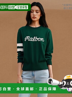 韩国直邮MALBON GOLF女士毛针织衫M3322PKT15GRN Big Bucket Denny