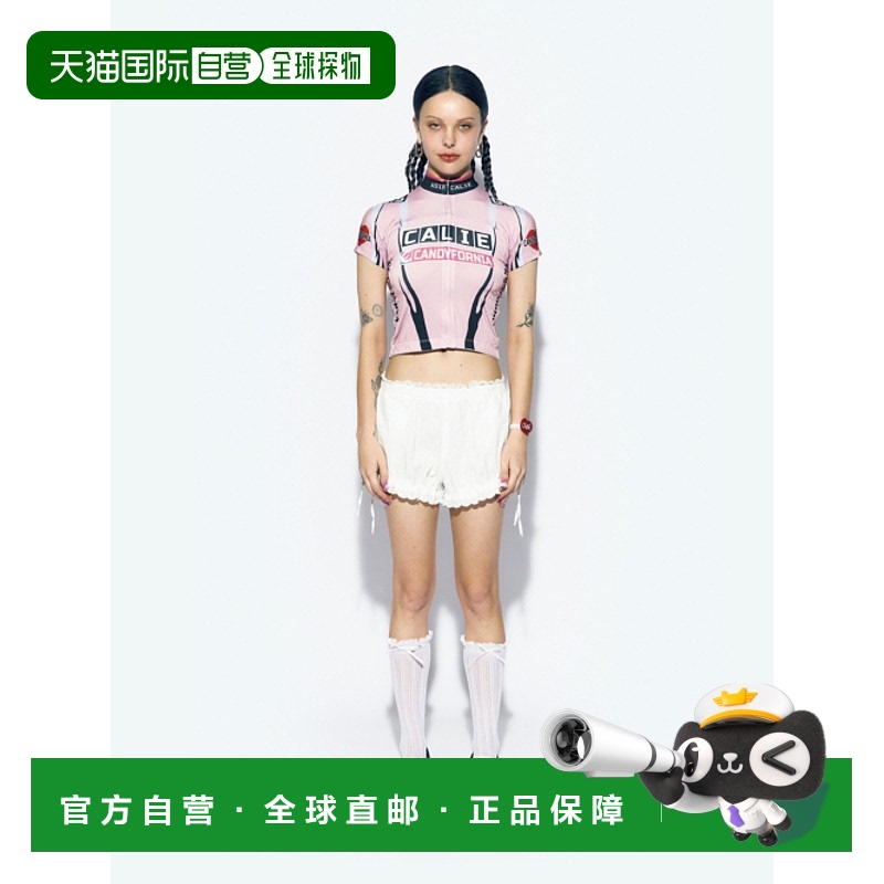 韩国直邮ASIF CALIE 女士短裤CA24BPT008WT RIBBON BALLOON SHORT