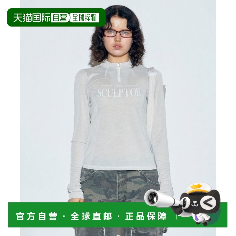 韩国直邮SCULPTOR美式复古街头辣妹潮牌新款夹克SC23A244IVX