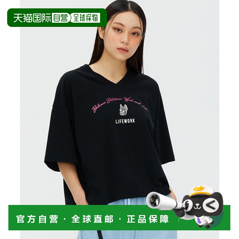 韩国直邮LIFEWORK 女士女装T恤LW232TS845新款短袖