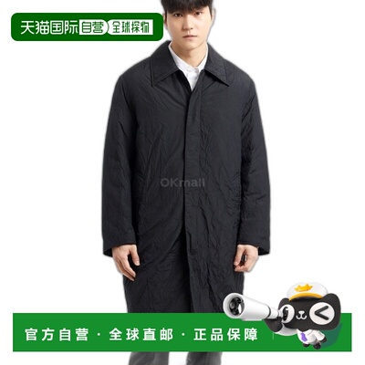 韩国直邮OUR LEGACY BLITHE 大衣 闪亮黑色皱纹 Solaro (M4241BSB