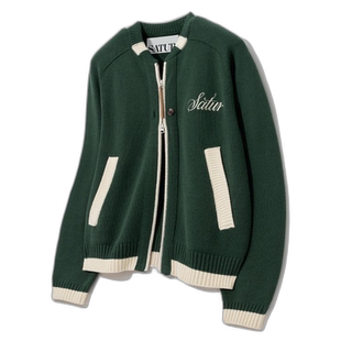 韩国直邮SATUR设计师款大气简约日常休闲个性毛衣SA23FWMK32GN