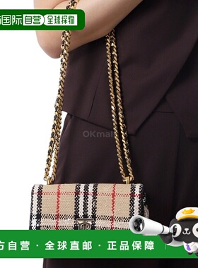 【99新未使用】BURBERRY博柏利 vintage check bookle mini rolla