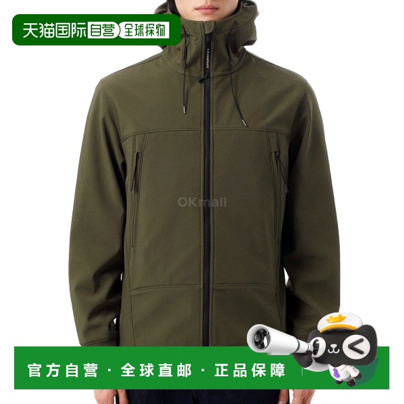韩国直邮CP COMPANY 羊毛全拉链护目镜连帽夹克(19CMOW700A 0060