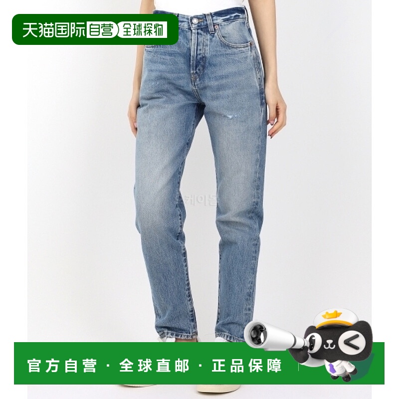 韩国直邮SAINT LAURENT PARIS 614443 Y04PD 4597 牛仔裤直筒裤