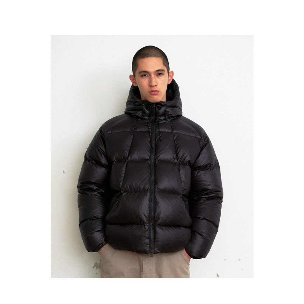 韩国直邮MAHAGRID 男士羽绒服MG2EWMB902ABK HOODED DOWN PARKA B