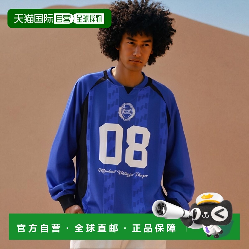 韩国直邮YALE [YALE X MVP] EMBLEM SOCCER JERSEY ROYAL BLUE运T