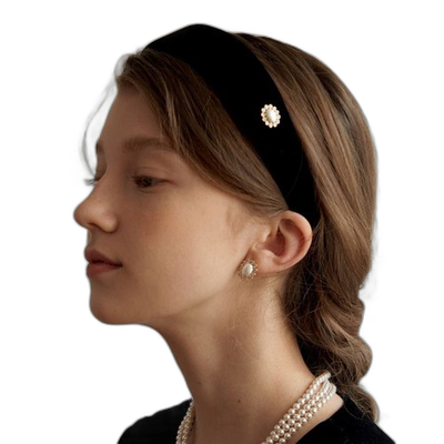 韩国直邮TATIANA新款小众韩式浪漫少女氛围气质精致设计感发带170