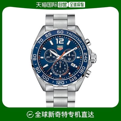 韩国直邮TAG HEUER/泰格豪雅 男士潮流蓝盘三眼钢带石英手表Formu