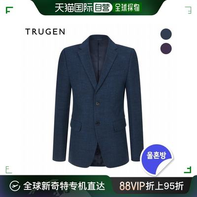 韩国直邮Trugen 休闲西服 短CLUB/TRUGEN (TRUGEN) 毛混纺 修身版