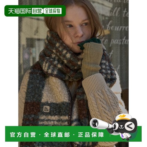 韩国直邮RaJu 女士围巾306180274 Curly Plaid Muffler_6 Color