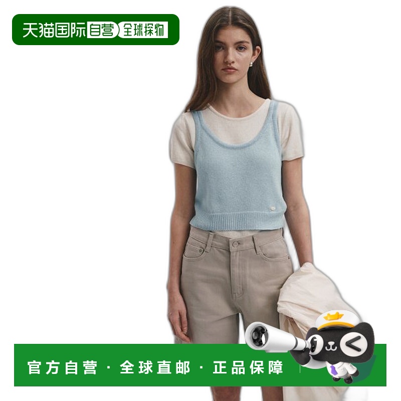 韩国直邮DUNST设计师款休闲复古都市时尚日常通勤女款毛衣UDSW4A2