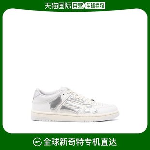 韩国直邮AMIRI24FW平板鞋 SILVER WHSILWHITE 女AWFOSR1022