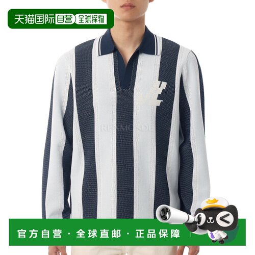 韩国直邮J.LINDEBERG Silas 条纹 Polo 针织衫 (FMKW15444-O611)