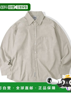 韩国直邮FILLUMINATE 公用男衬衫Optimal Basic Shirt-Beige亚麻